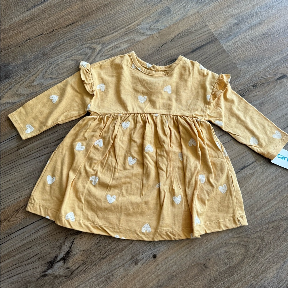 Carters Heart Dress with Bloomers NWT